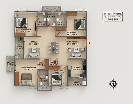 type1-4bhk