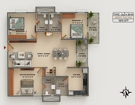 type2a-4bhk