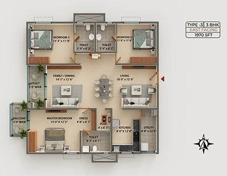 type3-3bhk type3-3bhk