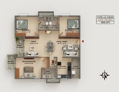 type4-3bhk type4-3bhk